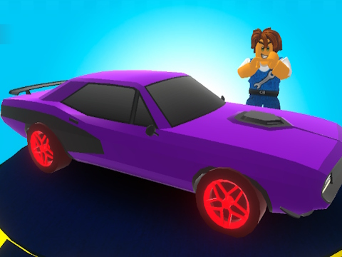 Spēle Epic Car kaskadieru sacensības Obby  online
