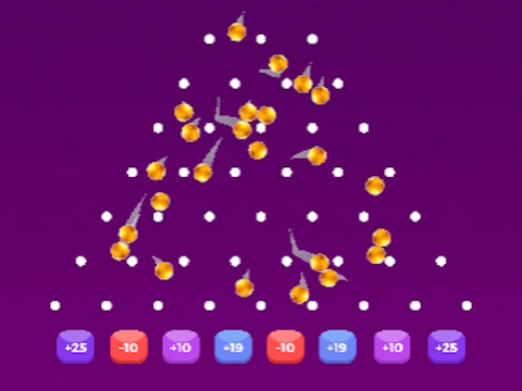 Spēle Plinko bumbiņas  online