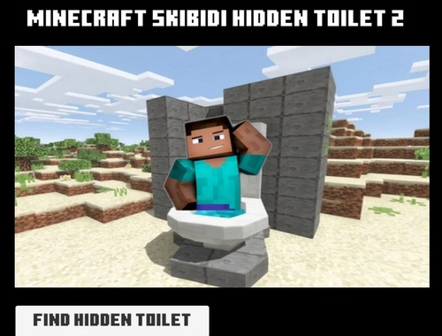 Spēle Minicraft Skibidi slēptā tualete 2  online