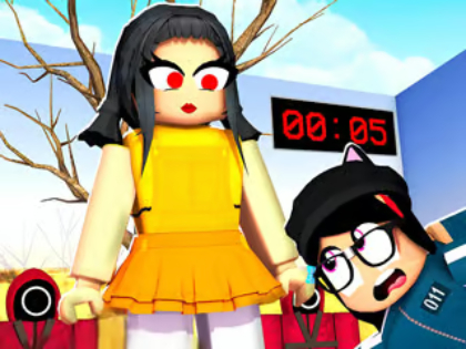 Spēle Finierzāģa mīkla: kalmāru spēle pret roblox  online