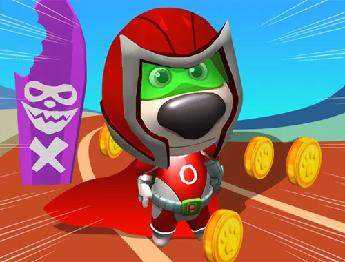 Spēle Super Dog Hero Dash online