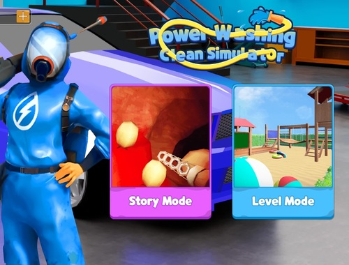 Spēle Barošanas mazgāšana tīrs simulators  online