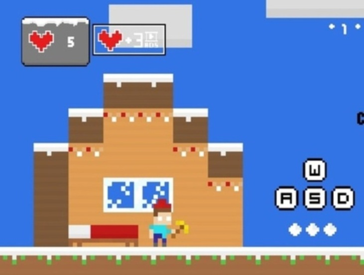 Spēle Minicraft Winterblock online