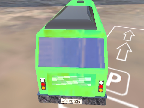 Spēle Autostāvvietu autobusu apmācība  online