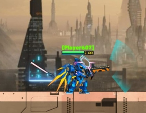 Spēle Kara robotu kaujas mech arēna  online