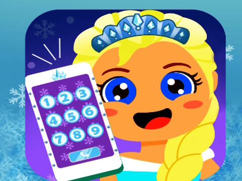 Spēle Bērnu ledus princeses tālrunis  online