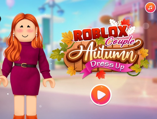 Spēle Roblox pāris rudens saģērbties  online