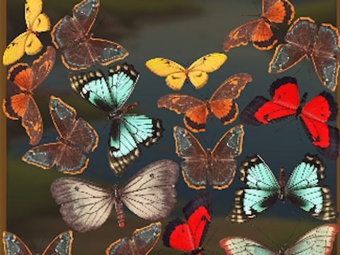 Spēle MergeButerFly: 2048! online