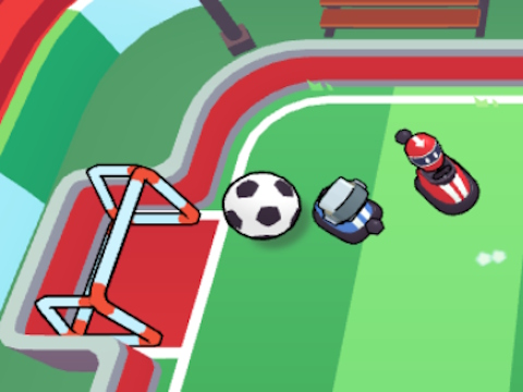 Spēle Bufera automašīnas futbols  online
