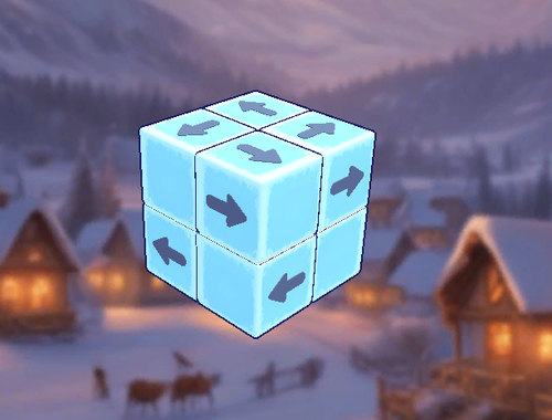 Spēle Izjauciet kuba koka 3D!  online