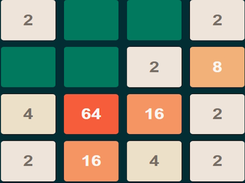 Spēle Qolor 2048 online