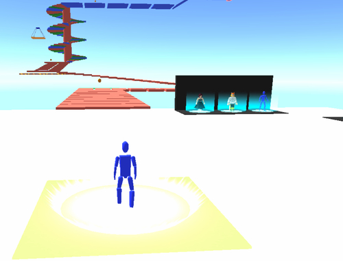 Spēle Viegls Obby Parkour  online