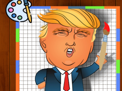 Spēle Trump krāsošanas laiks  online
