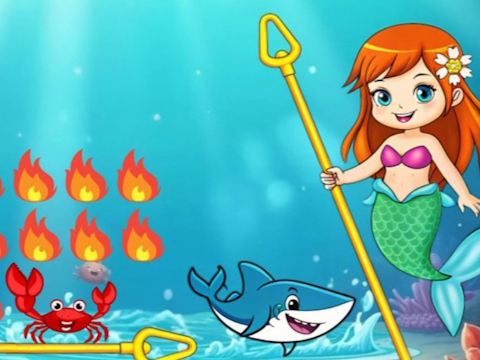 Spēle Princese pret haizivi  online