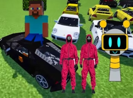 Spēle Minecraft kalmāru Sprunki Drift multiplayer  online