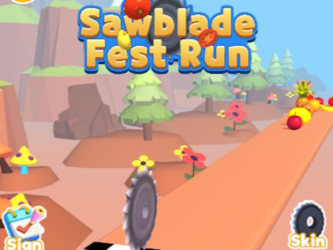 Spēle Sawblade Fest Run online