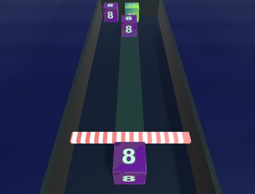 Spēle Apvienot amatniecību 2048 3D mīkla  online