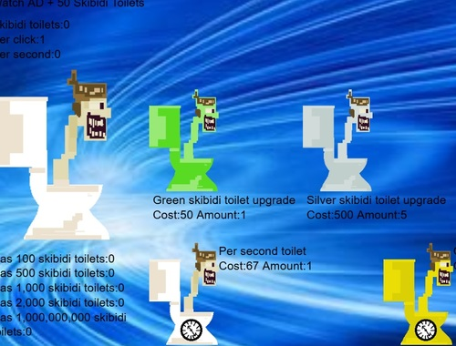 Spēle Vēl viens Skibidi tualetes klikšķinātājs  online