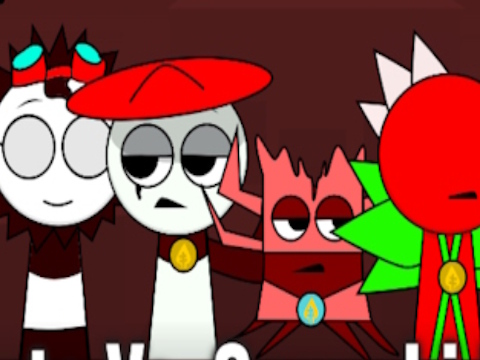 Spēle Augi Vs. Sprrunki Red  online