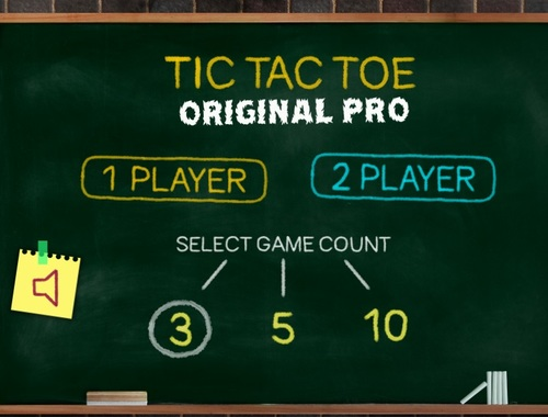 Spēle Tic tac toe oriģināls pro  online