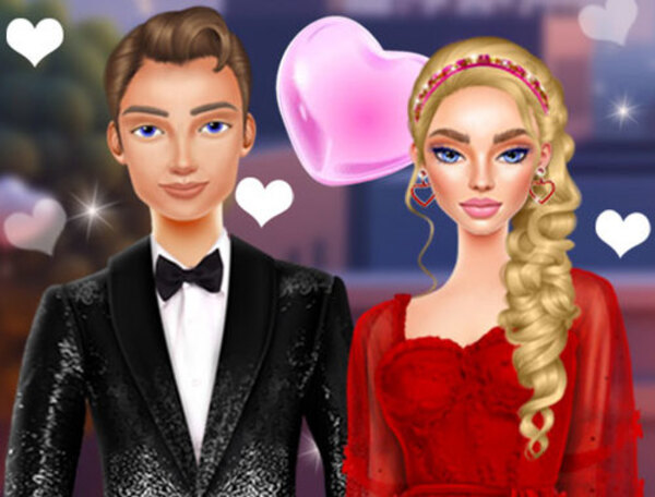 Spēle Valentīna dienas pāris datums  online