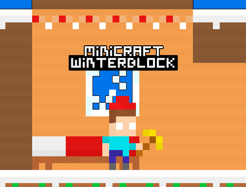 Spēle Minicraft Winterblock  online