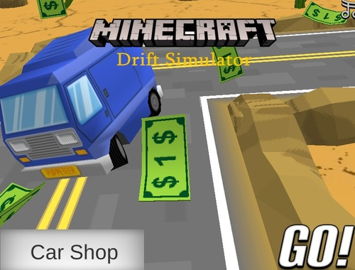 Spēle Minecraft drifta simulators  online