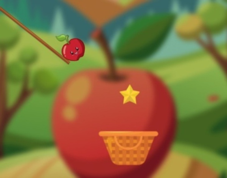 Spēle Apple Drop piedzīvojums  online