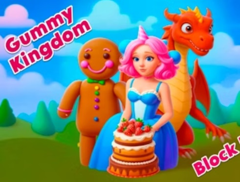 Spēle Gummy Kingdom bloķēt mīklu  online