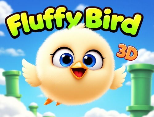 Spēle Pūkains putns 3d  online