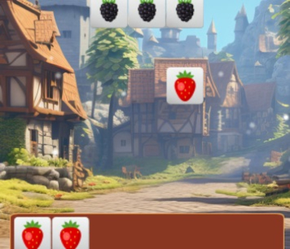 Spēle Flīžu augļi  online