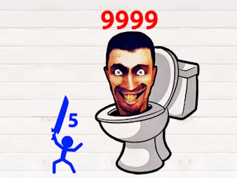 Spēle Stickman varonis Skibidi torņa aizsardzība  online