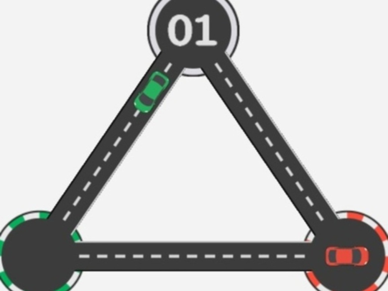 Spēle Krāsu autostāvvieta  online