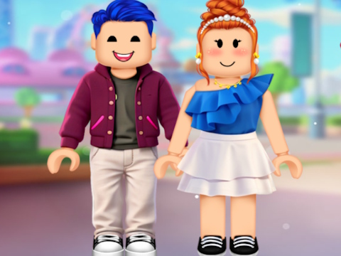 Spēle Roblox pāris ģērbšanās  online