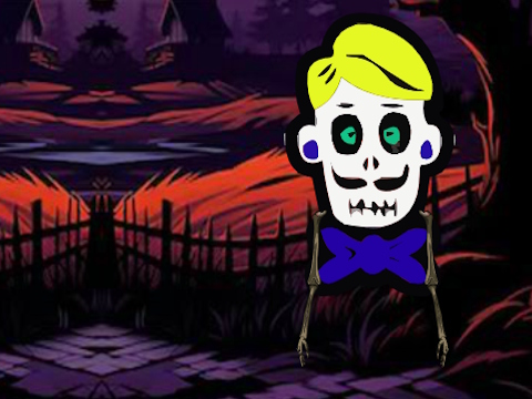 Spēle Meitene aizbēga no bīstama vampīra  online
