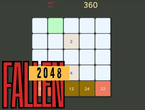 Spēle Kritušais 2048  online