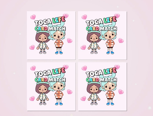 Spēle Toca Life Memory Card Match  online
