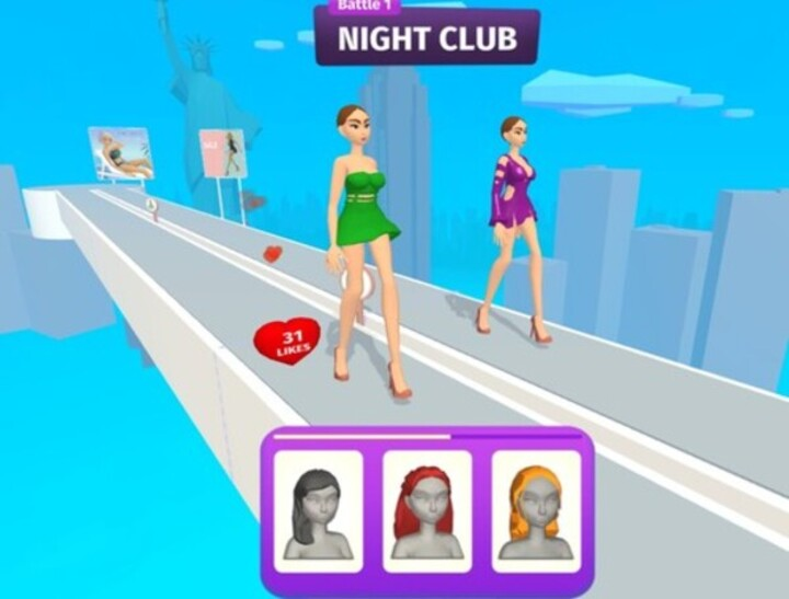 Spēle Modes cīņa  online