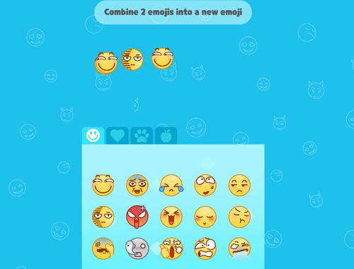 Spēle Emoji apvieno jautru moji  online