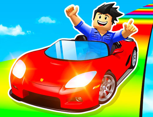 Spēle Epic Car kaskadieru sacensības Obby  online