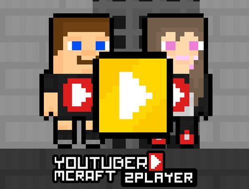 Spēle YouTuber Minecraft 2 spēlētājs  online