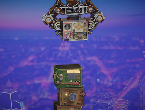 Spēle Steampunk torņa celtnieks  online