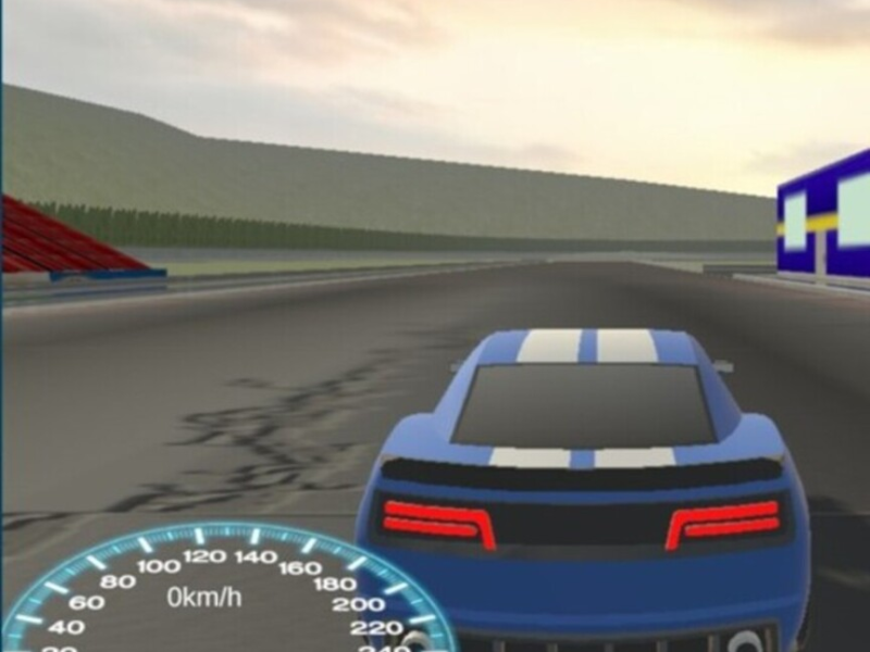 Spēle Vadīt zilu automašīnu  online