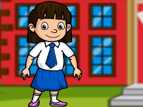 Spēle Glābiet mazo meiteni no skolas  online
