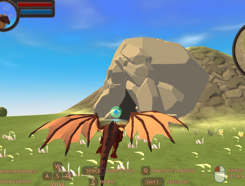 Spēle Pūķa simulators 3D  online