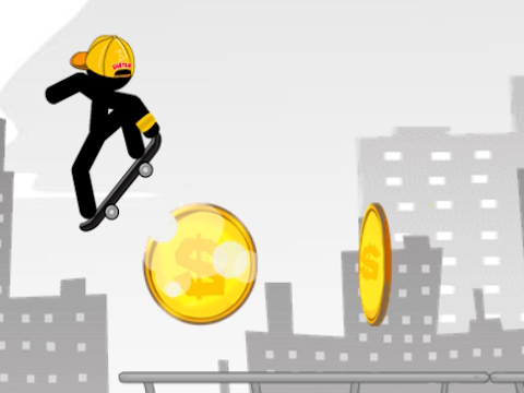 Spēle Stickman skeitpilsēta  online
