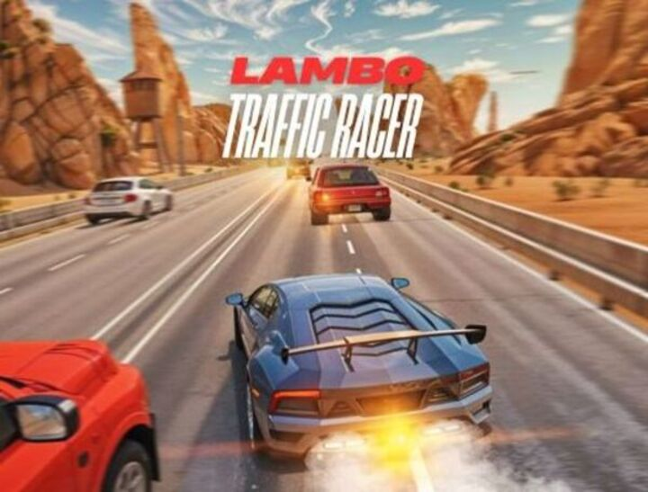 Spēle Lambo satiksmes sacīkšu braucējs  online