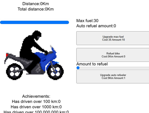 Spēle Motocikla klikšķa  online