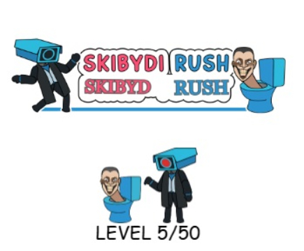 Spēle Skibydi steiga  online