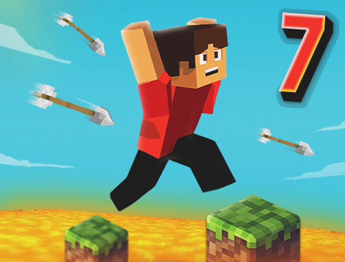 Spēle Parkour 7. bloks  online